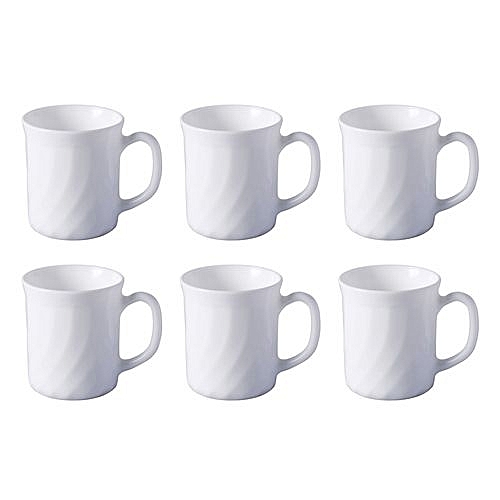 Buy Diva La Opala Set of 6 Microwave Safe Tea Cup / Coffee ...