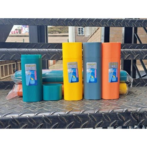 Travel Toothbrush Case Holder – Durable Plastic Storage Box, Lightweight Portable Organizer for Home, Travel, and Bathroom Use