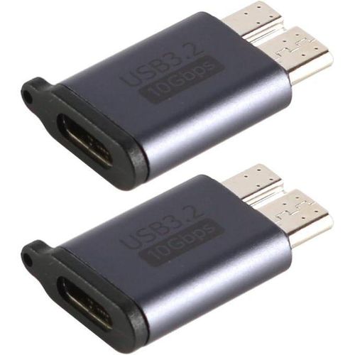 Adapter USB C to Micro USB External Hard Drive Converter for External Hard Disk SSD Drive Tablet Digital Camera Laptop