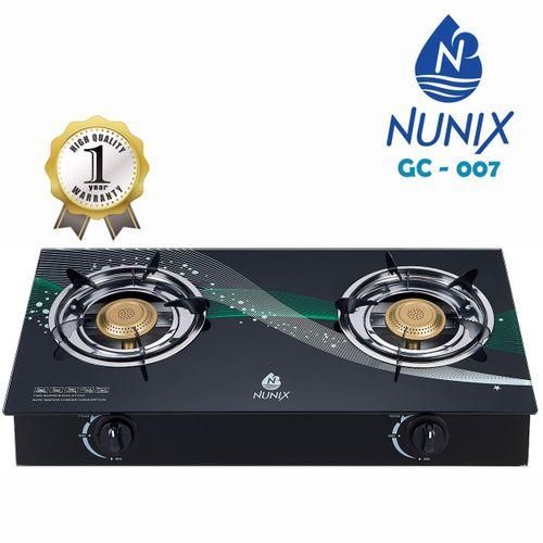 Auto Ignition Glass Top 2 Burner Gas Cooker