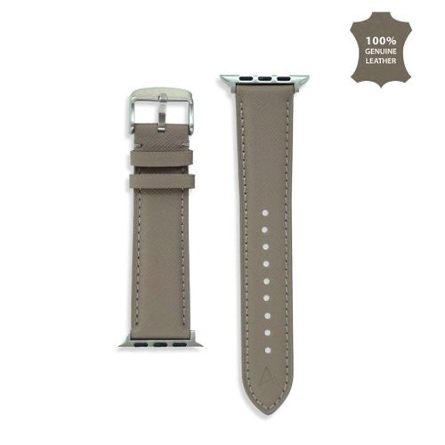 Fix Strap Leather Watch Bands Quick Release 46mm Breathable Micro-Perforated Leather Rubber Hybrid Watch Straps Silicone-Lined SmartWatch Replacement