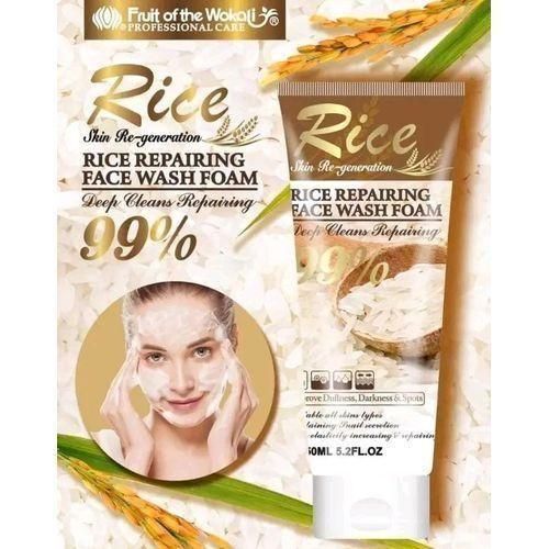 Wokali Rice Repairing Face Wash Foam