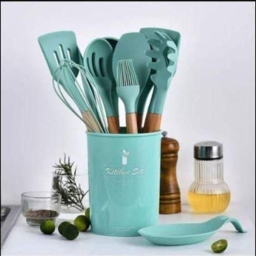 12pcs Silicone spoons set