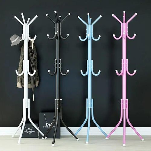 Coat Rack Handbag Clothes Hat Rack Organizer Freestanding Multi-Hook Entryway Storage Stand