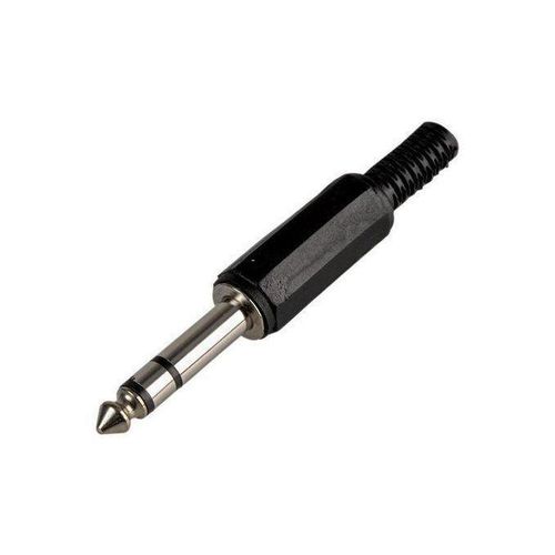 6.35mm TRS Stereo Jack Connector Plug 1/4 Inch 6.3mm Solder Type DIY Phone Adapter for DJ Mixer Speaker Guitar Cable, Phono Patch Cable, Microphone Cable, XLR Cable, Audio Cable