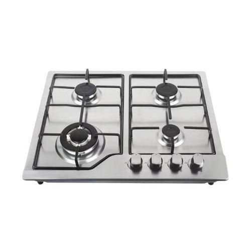 4-Burner Gas Cooker with Wok Burner – Powerful Auto-Ignition Hob with Flame Failure Safety