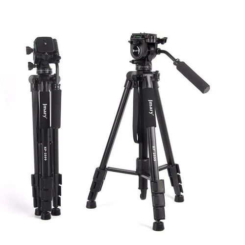 Jmary Kp2254 65Inch Aluminum Dslr Camera Stand Tripod With Travel Bag for Live Streaming Vlogging