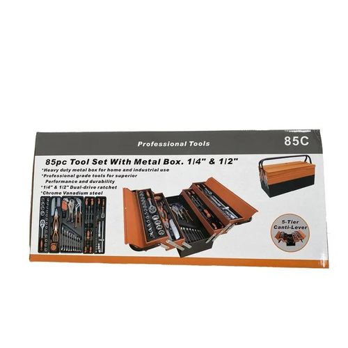 85pcs Multifunctional Wrench Ratchet Spanner Combination Tools Box Chrome Vanadium Socket Set For Car Repair