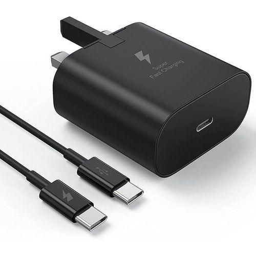 45W USB C Plug For Samsung, SuperFast Charger Plug And Cable 1M, USB C Super Fast Charger For Galaxy S23 Ultra/S22+/S22 Ultra/S21/S20/A13/A14/A54 5G, UType C Charger Plug