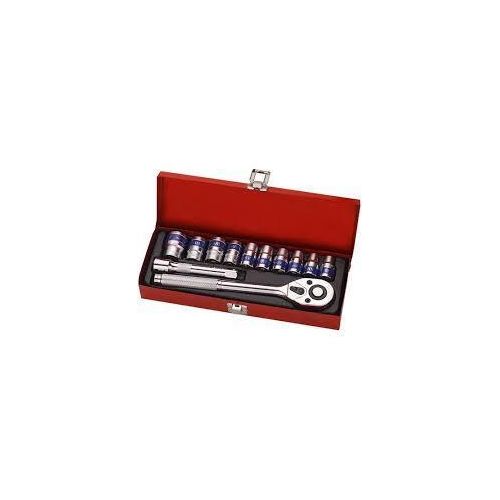 MLG 12 Pieces Socket Wrench Box Spanner Set With Rachet