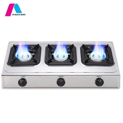 Gas Burner Automatic Ignition Table Top Stainless Steel Heavy Body High Quality Non- Stick 1Yr Warranty