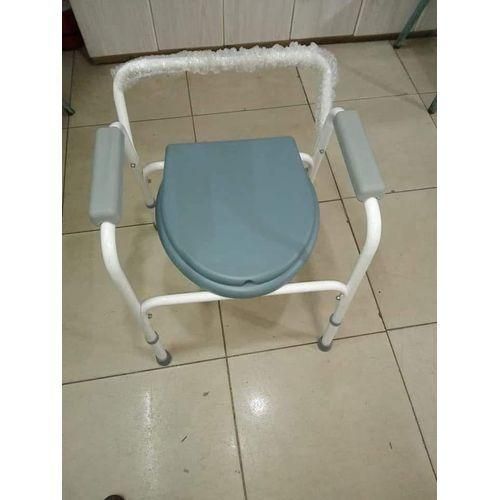 HEAVY DUTY FOLDABLE TOILET COMMODE CHAIR