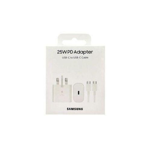Samsung Original Power Adapter 25W with USB-C to C Cable/White