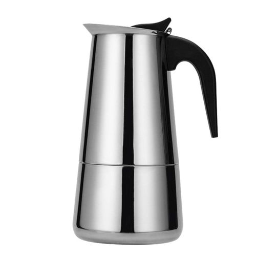 300ml Coffee Pot Stainless Steel Coffee Maker Portable Mocha Latte Stove Espresso Filter Moka Pot