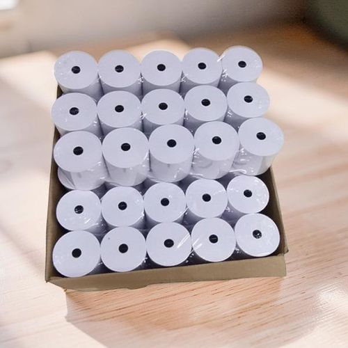80mm Thermal Receipt Printers Compatible A Full Box Carton of 50 Pieces of 80mm By 80mm By 13mm Thermal Receipt Paper Rolls