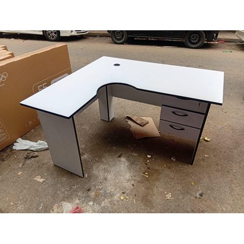 12m L shaped office study desk