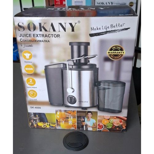 SOKANY SK-4000 Juicer – 800 Watts