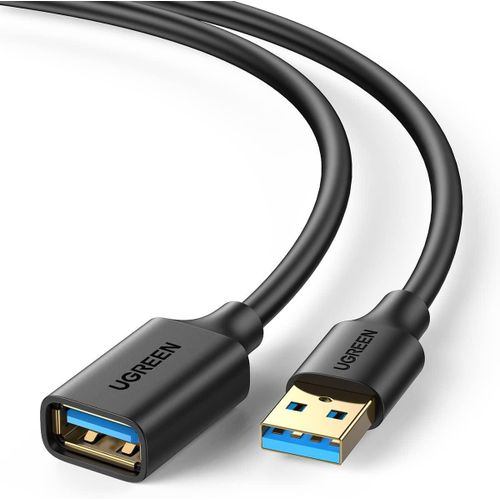 USB Extender, USB 3.0 Extension Cable Male to Female USB Cable High-Speed Data Transfer Compatible with Webcam, Gamepad, USB Keyboard, Mouse, Flash Drive, Hard Drive, Oculus VR, Xbox 15 FT (5M) - US129