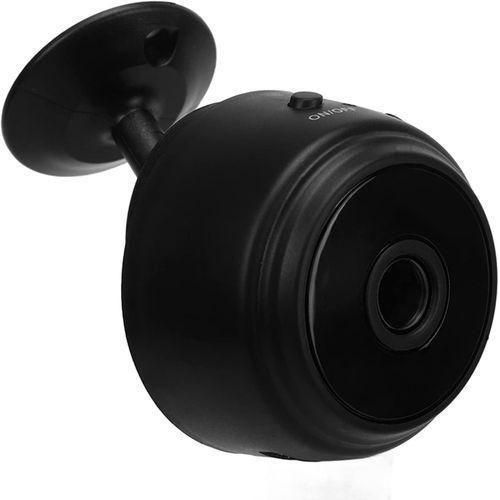 Mini Camera Indoor, 1080P Magnetic Pet Dog Camera Baby Camera Mini Camera Security Camera (Black)