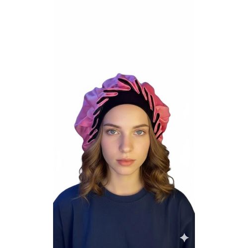 3-in-1 Adjustable Satin Hair Bonnet – Reversible, Stylish & Comfortable Sleep Cap for Women