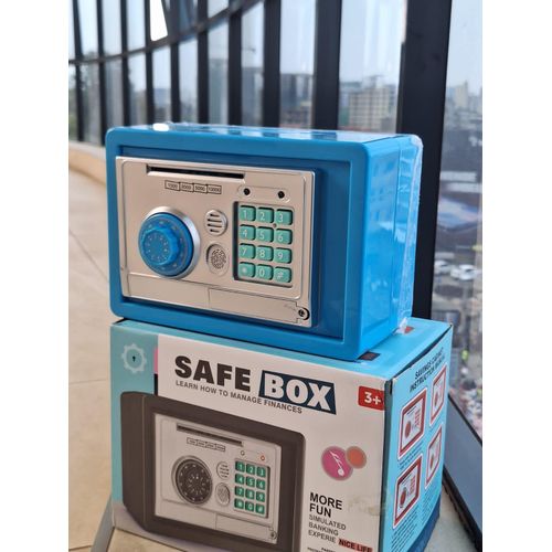 Kids Electronic Safe Piggy Bank Savings Box with Keypad Code Lock