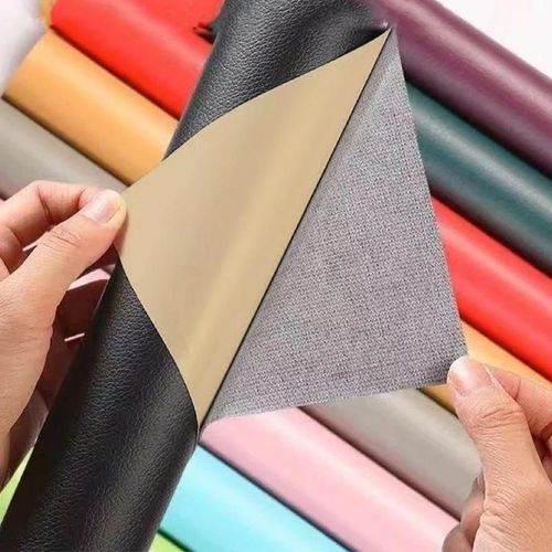 Self-Adhesive PU Leather Repair Patch 50cm x 138cm - Black, Waterproof Fix for Sofa & Car Seat