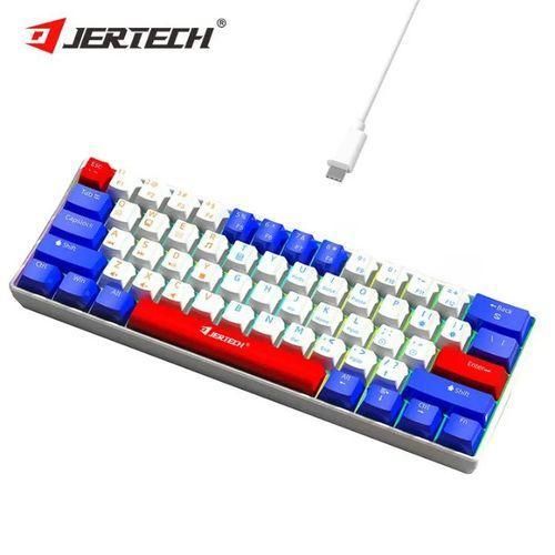 JERTECH JK 540 red switch keyboard portable custom PC laptop computer 60% keyboard mini gaming mechanical keyboard