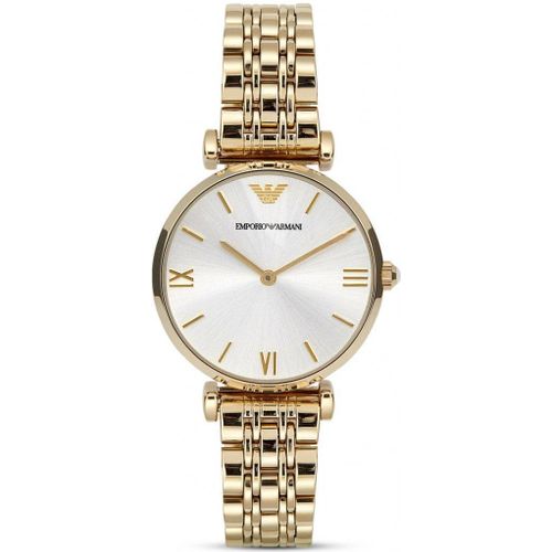 Emporio Armani ladies watch Gold white stainless steel water resistant