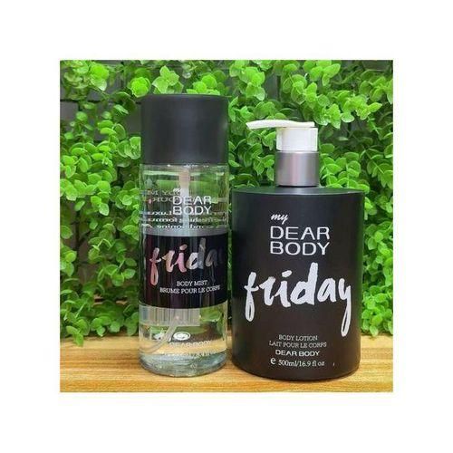 Friday 2 in 1 pump body lotion &body mist