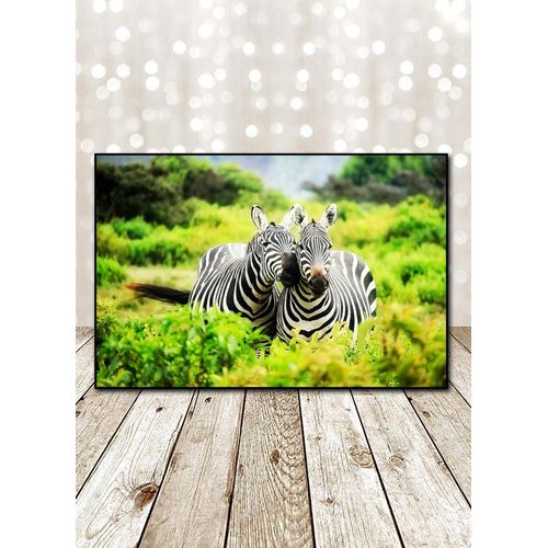A1 Size Modern Zebras Wall Hanging