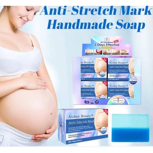 Blueberry Anti Stretch Mark Handmade Soap 100g