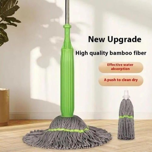 360°,2 in 1 Self Wringing Mop Microfiber Twist Mop Self Dehydrate Floor Cleaning Mop Long Handle
