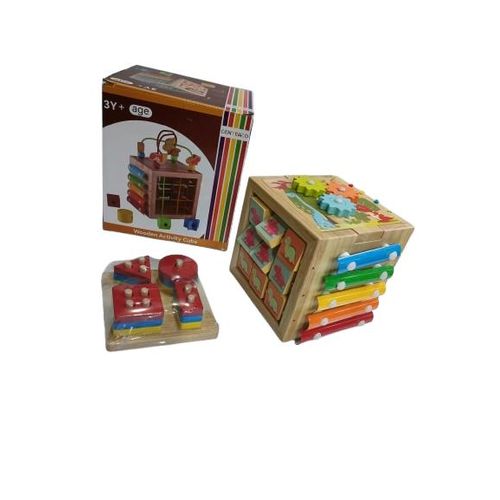 GENTEAC Wooden Activity Cube