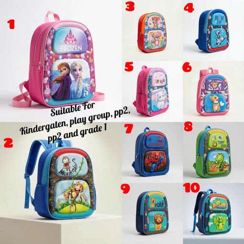 Kids School Backpack for Kindergarten Playgroup PP1 PP2 and Grade 1