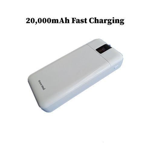 Portable Power Bank 20000mAh Dual USB Type-C PD20W Quick Charge