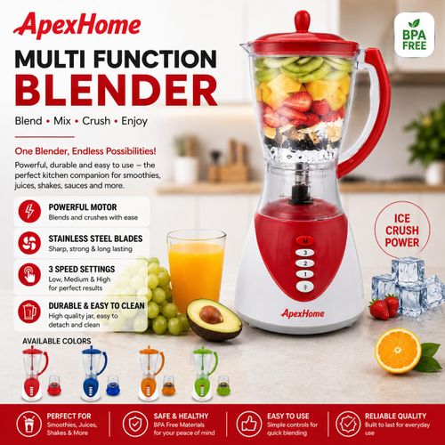 Multi-Function Blender – 450 W FOR SMOOTHIES AND FRESH JUICE PLUS FREE GIFT
