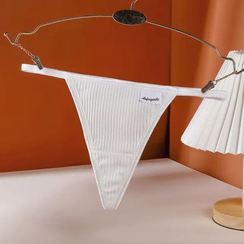 6PCS or 3PCS Sexy Cotton G-String Thong Panties for Women Soft Stretchy Breathable Underwear Set Perfect Fit for 3442 Inch Hips