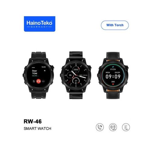 RW46 Smart Watch for Men with Round AMOLED Display