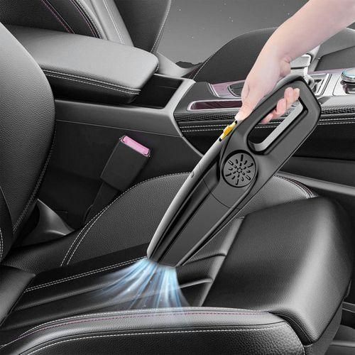 2 in 1 Car Vacuum Cleaner Portable Handheld Wireless/Wired Dry and Wet Mini 120W High Power Dual-use Home and Car Vacuum Cleaner(Black)