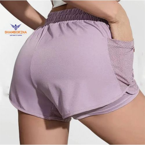 Shamborina 2 in 1 Gym Shorts – Comfortable, Stylish & Performance-Ready
