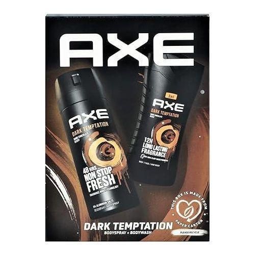 Axe Men shower gel + Deodorant Body Spray Dark Temptation