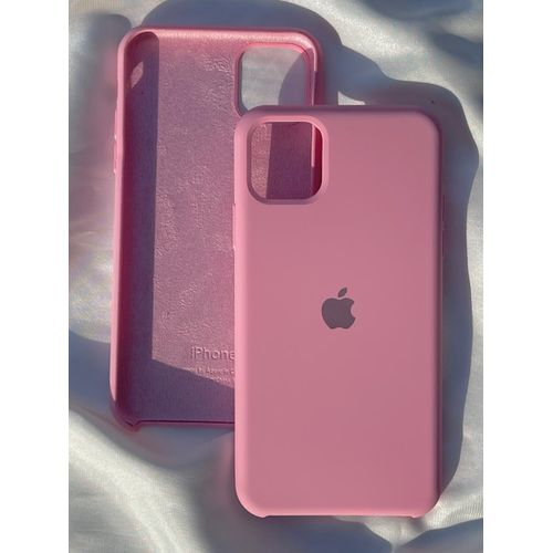 iPhone 11 Pro Pink Silicone Case-Sweet Candy Pink Protection