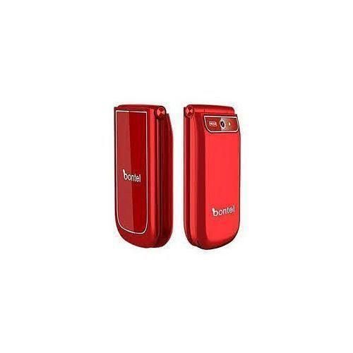 Bontel A225 Mobile Dual Sim Flip phone 177 1000 mAh - Red