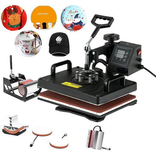 CE Approved 38*38 8 in 1 Heat Press Transfer Machine