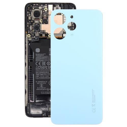 For Xiaomi Redmi 12 4G OEM Glass Material Battery Back CoverBlue