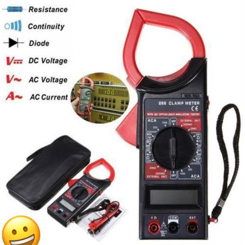 Dt266 Multimeter Digital Clamp Meter Used For Measuring AC Current