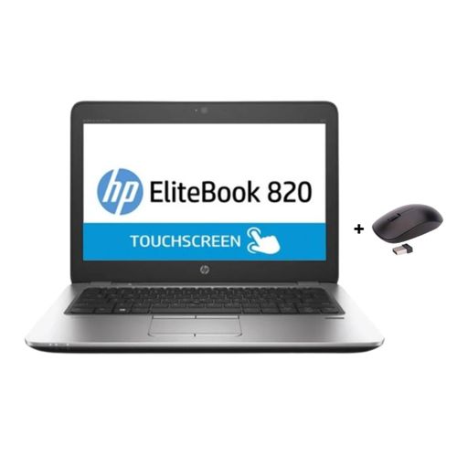 Refurbished EliteBook 820 G3 Core I5 8GB RAM 256GB SSD 6th Gen 125 Inch Ultra slim DOS Mouse