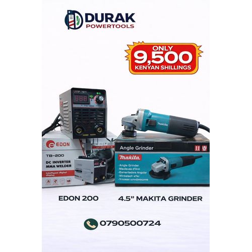 TB200 and angle grinder