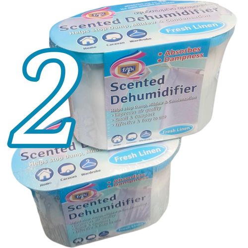 2X Scented Dehumidifier Wardrobe Moisture Absorber Fresh Linen