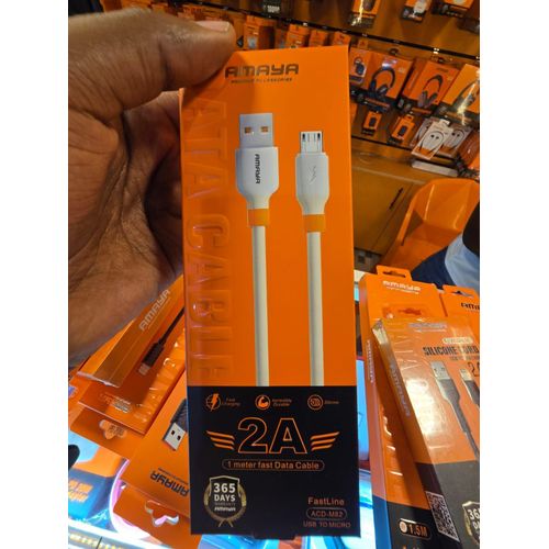 Amaya FastLine ACD-M82 2A USB Micro-USB Data Transfer Cable